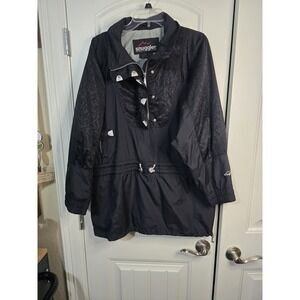 Snuggler‎ by Kaelin Vintage Womens Black Ski Jacket Anorak Pullover Size 12 L